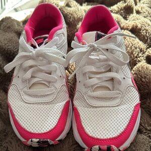 Nike White and Pink Athletic Shoes